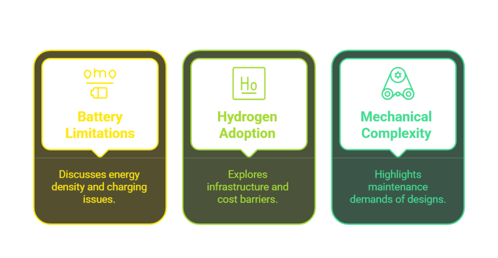 Hydrogen eVTOL aircraft Concept 1 challenges